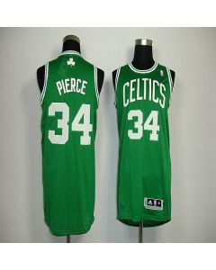 Revolution 30 Celtics #34 Paul Pierce Green Stitched NBA Jersey