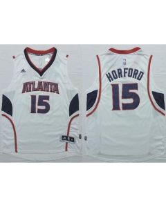 Revolution 30 Hawks #15 Al Horford White Stitched NBA Jersey