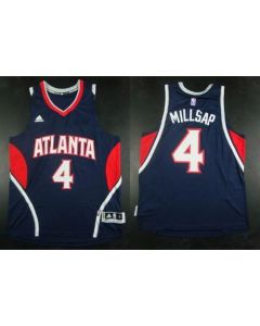 Revolution 30 Hawks #4 Paul Millsap Blue Stitched NBA Jersey