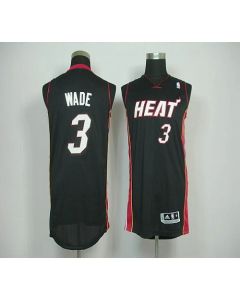 Revolution 30 Heat #3 Dwyane Wade Black Stitched NBA Jersey