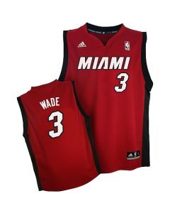 Revolution 30 Heat #3 Dwyane Wade Red Stitched NBA Jersey