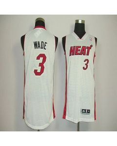 Revolution 30 Heat #3 Dwyane Wade White Stitched NBA Jersey