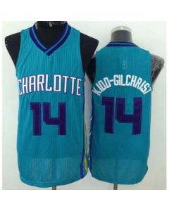 Revolution 30 Hornets #14 Michael Kidd-Gilchrist Light Blue Stitched NBA Jersey