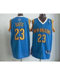 Revolution 30 Hornets #23 Anthony Davis Baby Blue Stitched NBA Jersey