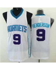 Revolution 30 Hornets #9 Gerald Henderson White Stitched NBA Jersey