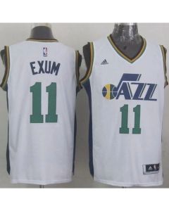 Revolution 30 Jazz #11 Dante Exum White Stitched NBA Jersey