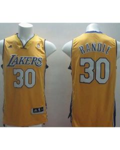 Revolution 30 Lakers #30 Julius Randle Gold Stitched NBA Jersey