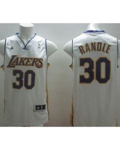 Revolution 30 Lakers #30 Julius Randle White Stitched NBA Jersey