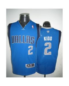 Revolution 30 Mavericks #2 Jason Kidd Blue Stitched NBA Jersey
