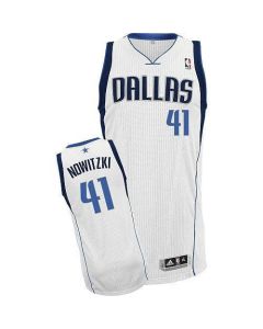 Revolution 30 Mavericks #41 Dirk Nowitzki White Stitched NBA Jersey