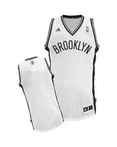 Revolution 30 Nets Blank White Stitched NBA Jersey