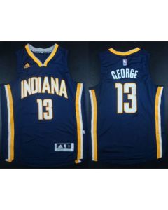 Revolution 30 Pacers #13 Paul George Navy Blue Stitched NBA Jersey