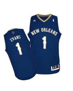 Revolution 30 Pelicans #1 Tyreke Evans Navy Stitched NBA Jersey