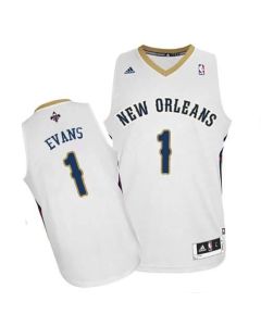 Revolution 30 Pelicans #1 Tyreke Evans White Stitched NBA Jersey