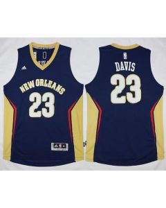 Revolution 30 Pelicans #23 Anthony Davis Navy Stitched NBA Jersey