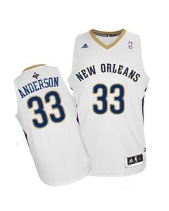 Revolution 30 Pelicans #33 Ryan Anderson White Stitched NBA Jersey