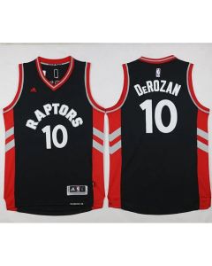 Revolution 30 Raptors #10 DeMar DeRozan Black Stitched NBA Jersey