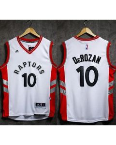 Revolution 30 Raptors #10 DeMar DeRozan White Stitched NBA Jersey