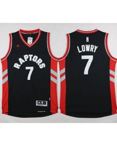 Revolution 30 Raptors #7 Kyle Lowry Black Stitched NBA Jersey