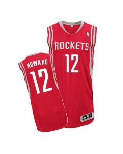 Revolution 30 Rockets #12 Dwight Howard Red Road Stitched NBA Jersey
