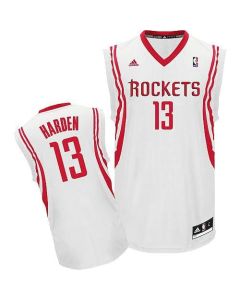 Revolution 30 Rockets #13 James Harden White Home Stitched NBA Jersey
