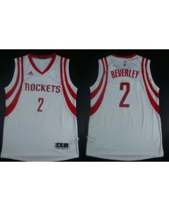 Revolution 30 Rockets #2 Patrick Beverley White Road Stitched NBA Jersey