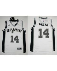 Revolution 30 Spurs #14 Danny Green White Stitched NBA Jersey