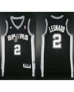 Revolution 30 Spurs #2 Kawhi Leonard Black Stitched NBA Jersey