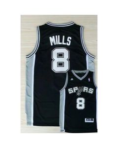 Revolution 30 Spurs #8 Patty Mills Black Stitched NBA Jersey