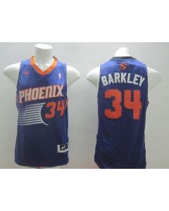 Revolution 30 Suns #34 Charles Barkley Purple Stitched NBA Jersey