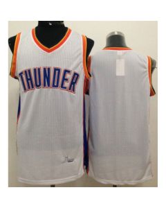 Revolution 30 Thunder Blank White Stitched NBA Jersey