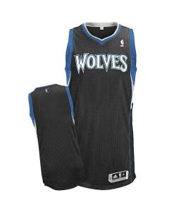 Revolution 30 Timberwolves Blank Black Stitched NBA Jersey