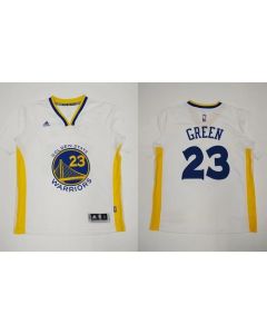 Revolution 30 Warriors #23 Draymond Green White Alternate Stitched NBA Jersey