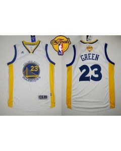 Revolution 30 Warriors #23 Draymond Green White The Finals Patch Stitched NBA Jersey