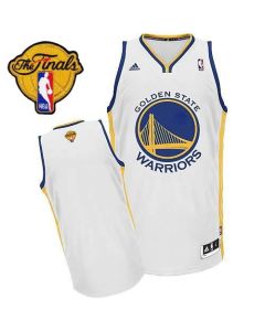 Revolution 30 Warriors Blank White The Finals Patch Stitched NBA Jersey