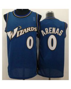 Revolution 30 Wizards #0 Gilbert Arenas Blue Stitched NBA Jersey