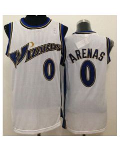 Revolution 30 Wizards #0 Gilbert Arenas White Stitched NBA Jersey