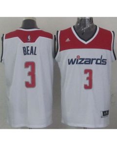 Revolution 30 Wizards #3 Bradley Beal White Stitched NBA Jersey