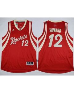 Rockets #12 Dwight Howard Red 2015-2016 Christmas Day Stitched NBA Jersey