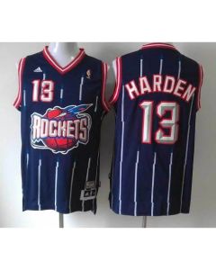 Rockets #13 James Harden Navy Hardwood Classic Fashion Stitched NBA Jersey