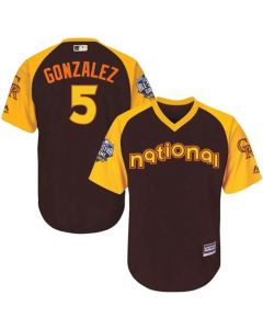 Rockies #5 Carlos Gonzalez Brown 2016 All-Star National League Stitched Youth MLB Jersey