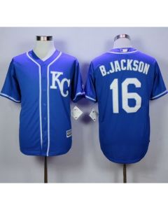 Royals #16 Bo Jackson Blue Alternate 2 New Cool Base Stitched MLB Jersey