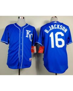 Royals #16 Bo Jackson Light Blue Alternate 2 Cool Base Stitched MLB Jersey