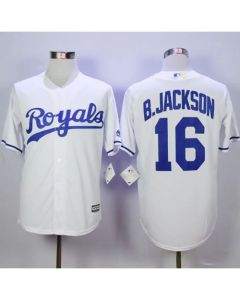 Royals #16 Bo Jackson New White Cool Base Stitched MLB Jersey