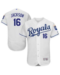 Royals #16 Bo Jackson White Flexbase Authentic Collection Stitched MLB Jersey