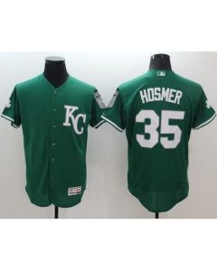 Royals #35 Eric Hosmer Green Celtic Flexbase Authentic Collection Stitched MLB Jersey