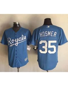 Royals #35 Eric Hosmer Light Blue New Cool Base Alternate 1 Stitched MLB Jersey