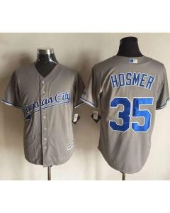 Royals #35 Eric Hosmer New Grey Cool Base Stitched MLB Jersey