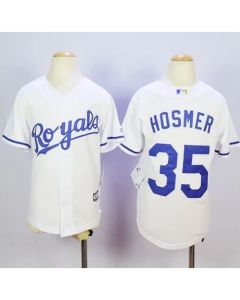 Royals #35 Eric Hosmer White Cool Base Stitched Youth MLB Jersey