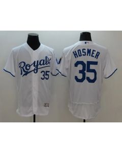 Royals #35 Eric Hosmer White Flexbase Authentic Collection Stitched MLB Jersey